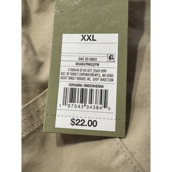 XXL - Mens 7in Everyday Pull-On Shorts - Goodfellow Co - Light Taupe - Picture 5 of 7